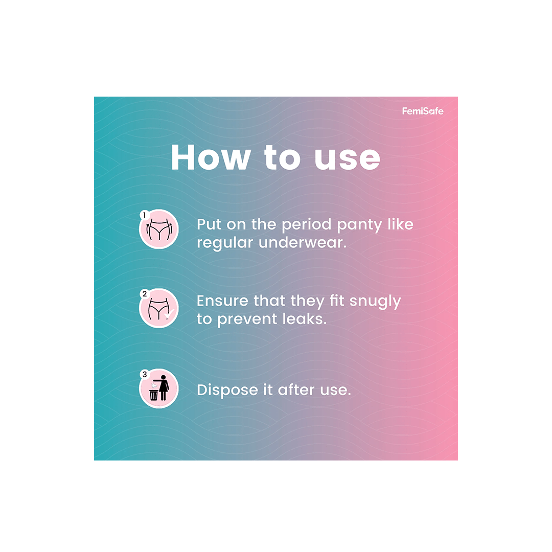 Femisafe Personal Care FemiSafe Disposable Period Panties (Pack of 5)