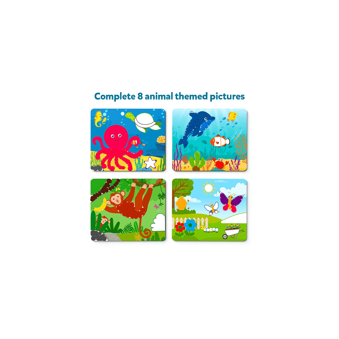 Skillmatics Toys Skillmatics Dot it! - Wild, Farm & Underwater Animals | No mess sticker art (ages 3-7)