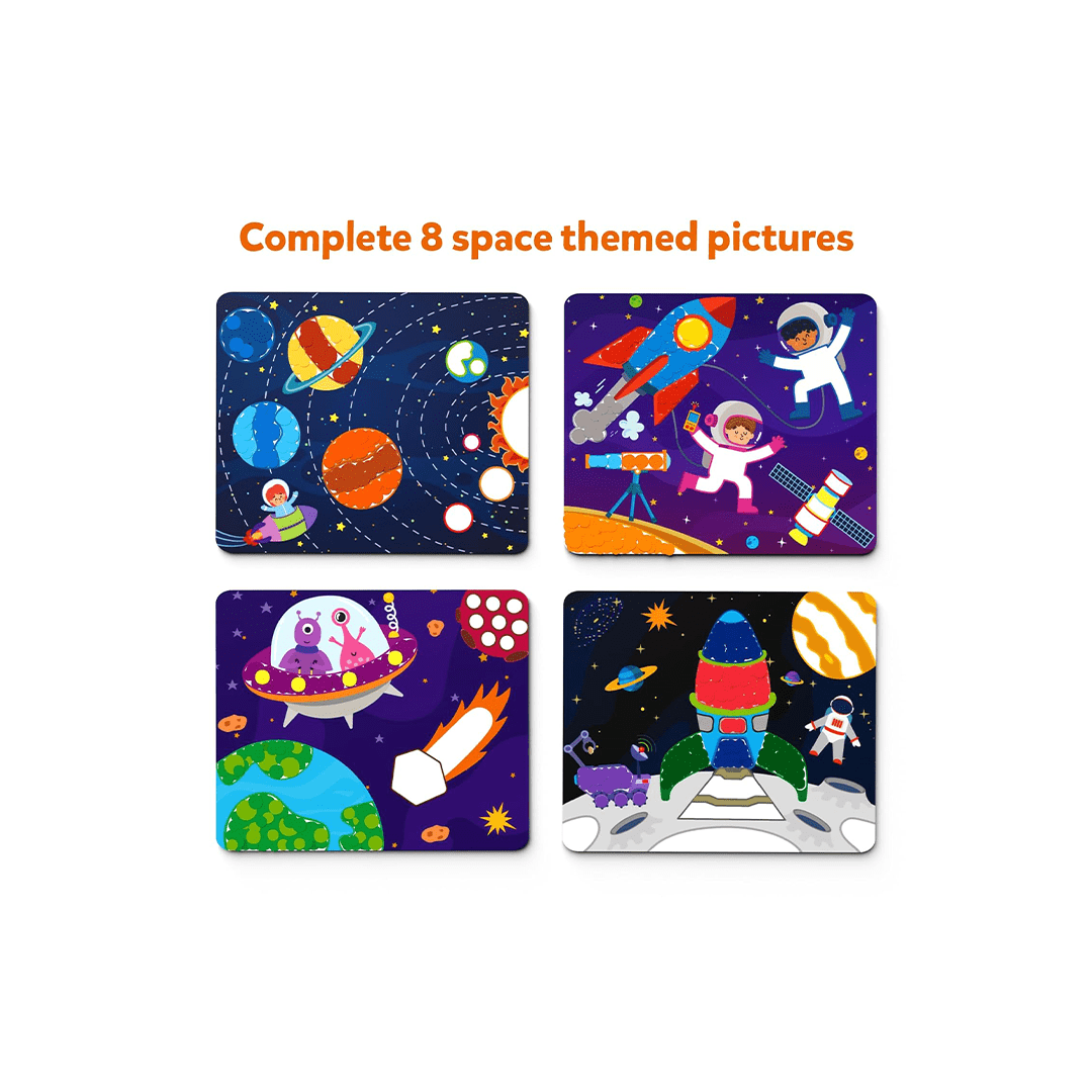 Skillmatics Art And Craft Kit Skillmatics Dot it! - Outer Space | No mess sticker art (ages 3-7)