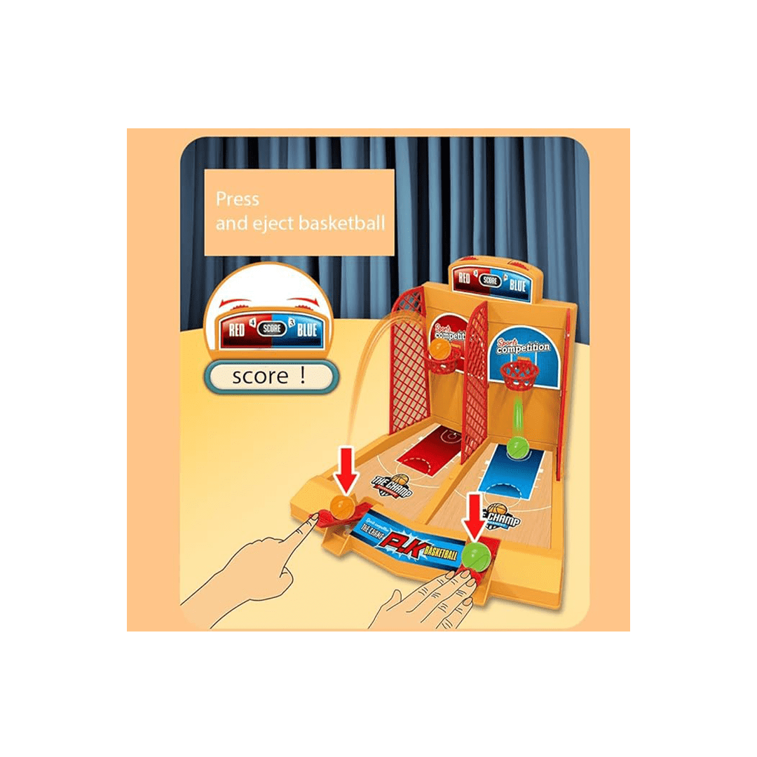 Baan Toys Toys Baan Toys Mini Finger Double Basketball Game Toy Indoor Sports for Parent Child Toy (3 Years+)