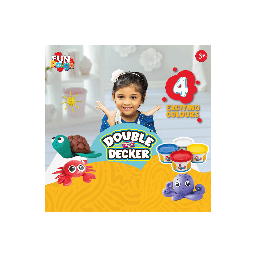 Funskool Craft Kit Funskool Fun Dough Double Decker (3 Years+)