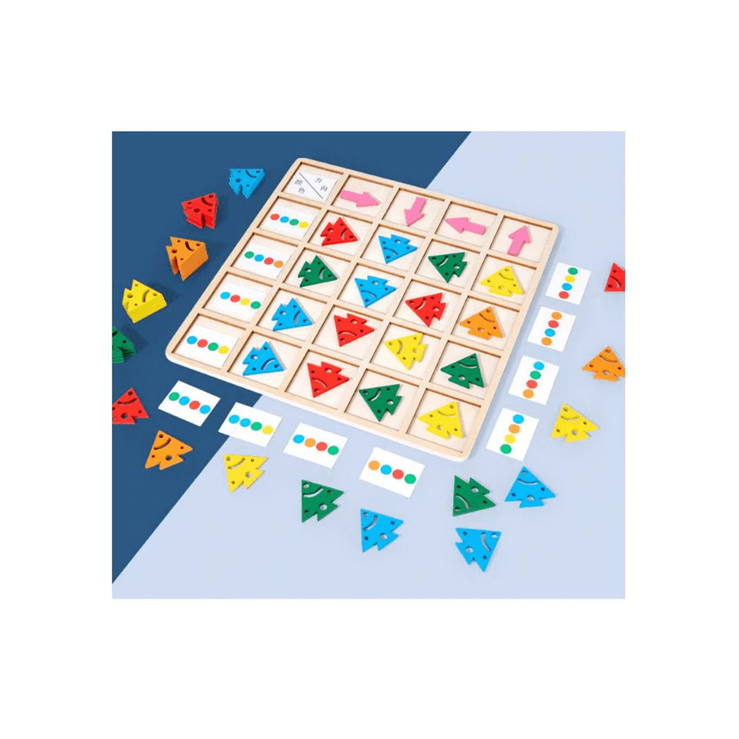 Extrokids Toys Extrokids Wooden Education Learning Color Direction Arrow Matching For Kids (3 Years+)