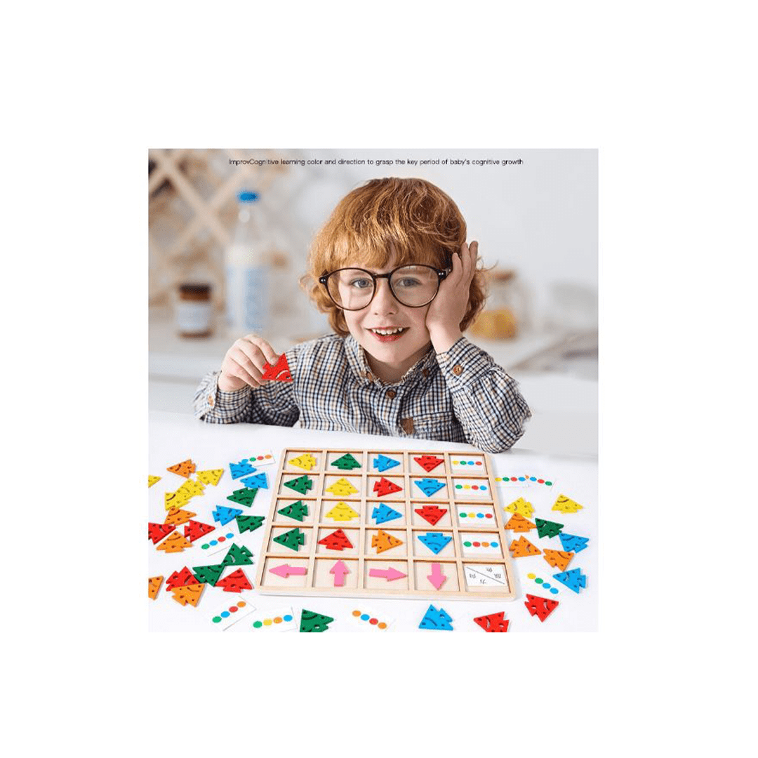 Extrokids Toys Extrokids Wooden Education Learning Color Direction Arrow Matching For Kids (3 Years+)