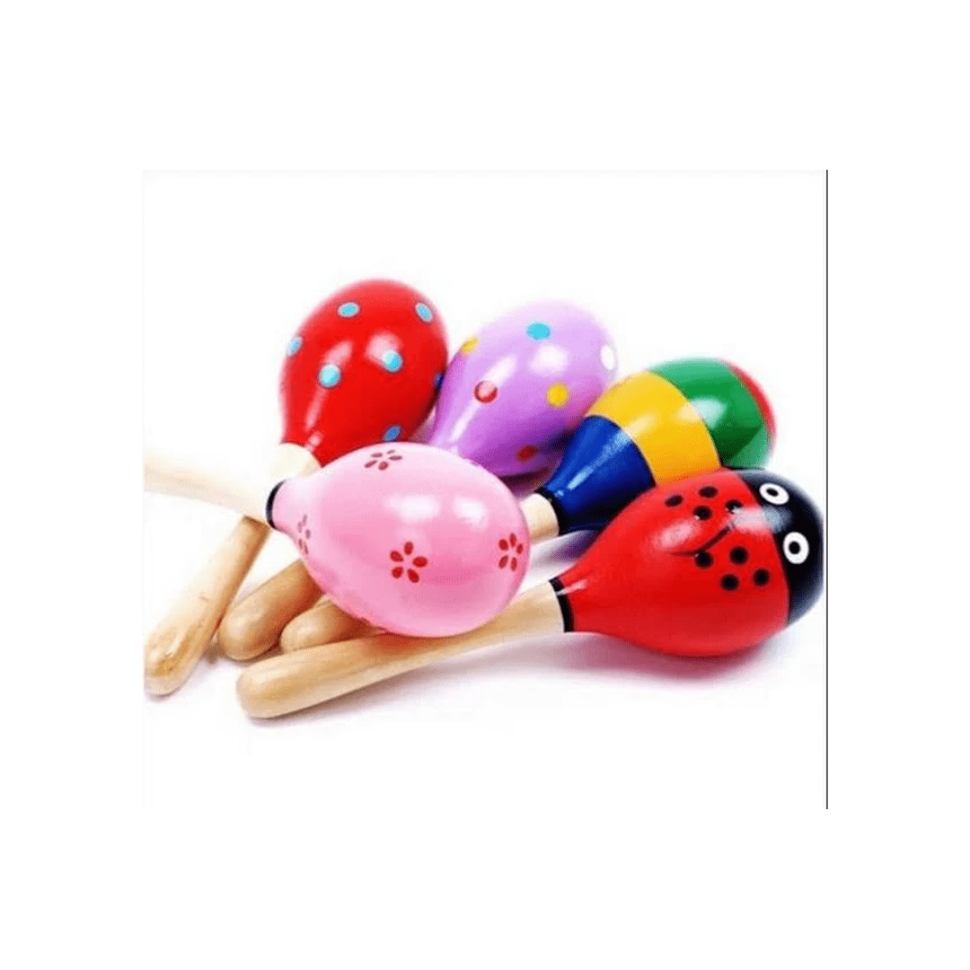 Extrokids Toys Extrokids Wooden Egg Bell Rattle (3 Months+)