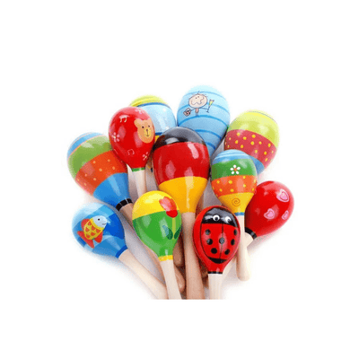 Extrokids Toys Extrokids Wooden Egg Bell Rattle (3 Months+)
