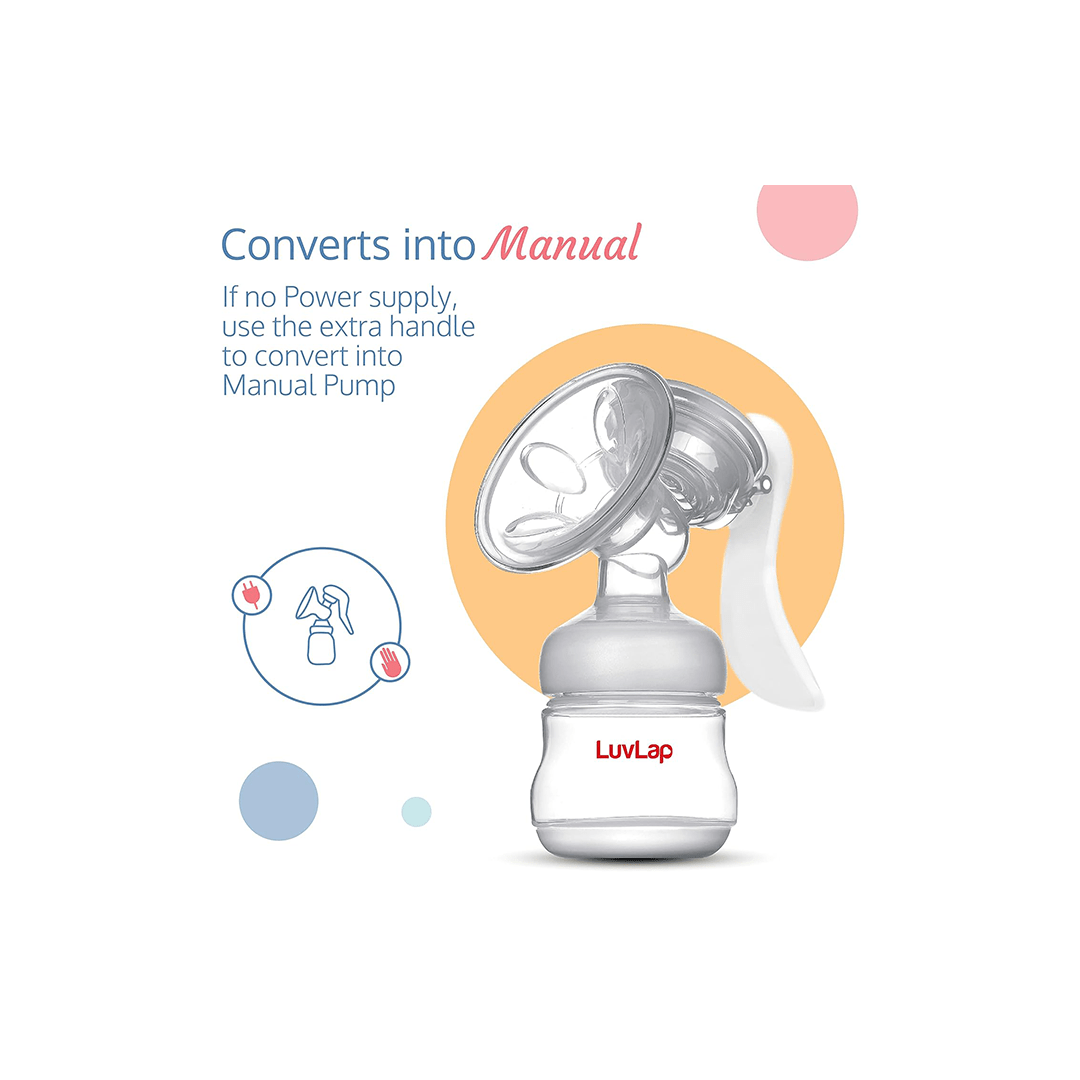 LuvLap Other Gears LuvLap Convertible Electric Breast Pump with 3 Phase Pumping