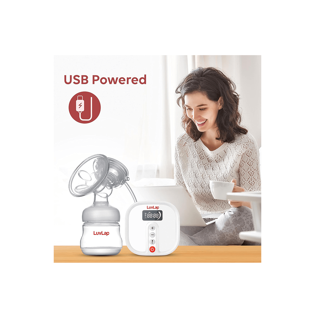 LuvLap Other Gears LuvLap Convertible Electric Breast Pump with 3 Phase Pumping