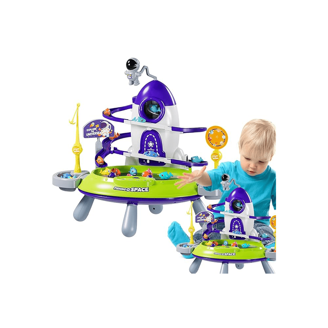 Baan Toys Toys Baan Toys Electric Space Fishing Toy For Kids (3 Years+)