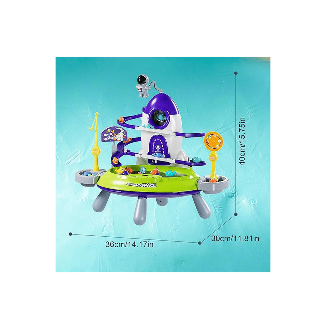 Baan Toys Toys Baan Toys Electric Space Fishing Toy For Kids (3 Years+)