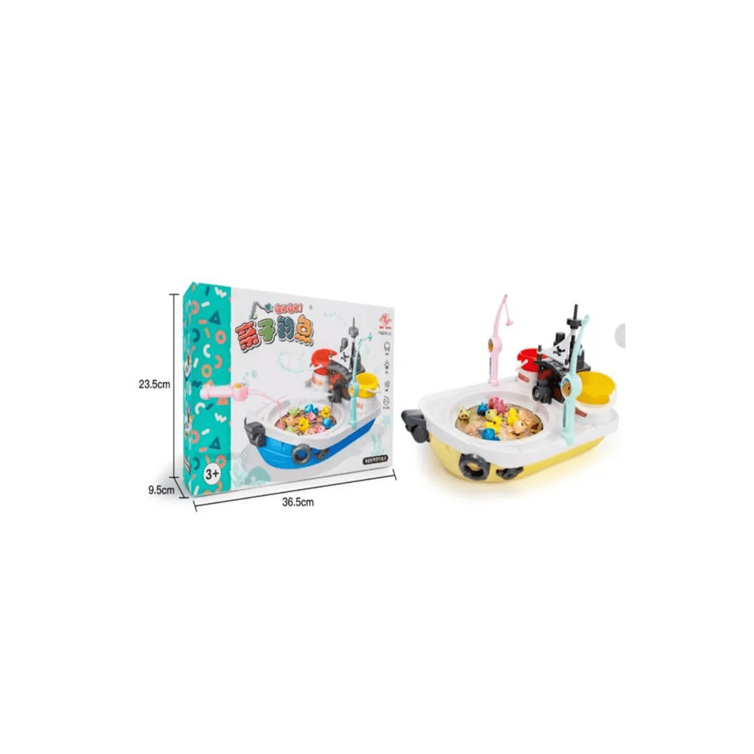 Baan Toys Toys The Magic Lamps Fishing Boat Bath Toy Set For Kids (3 Years+)