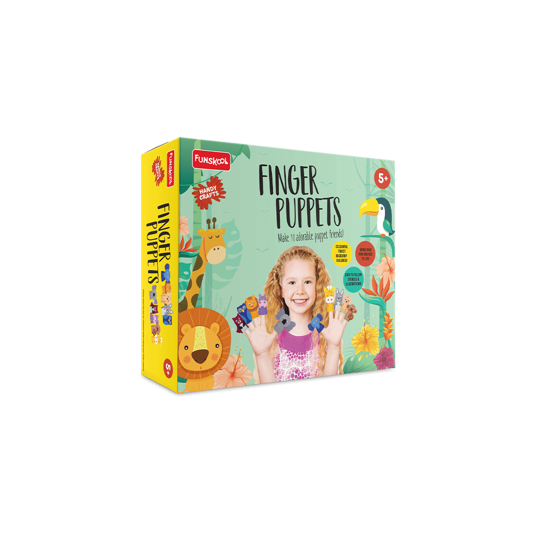 Funskool Art And Craft Kit Funskool Handcraft DIY Finger Puppets Set (5 Years+)