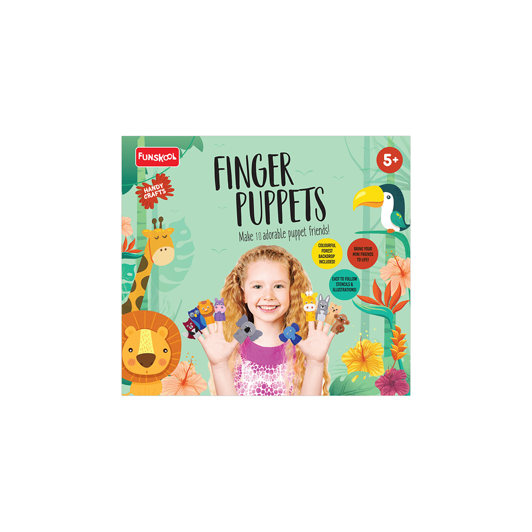 Funskool Art And Craft Kit Funskool Handcraft DIY Finger Puppets Set (5 Years+)