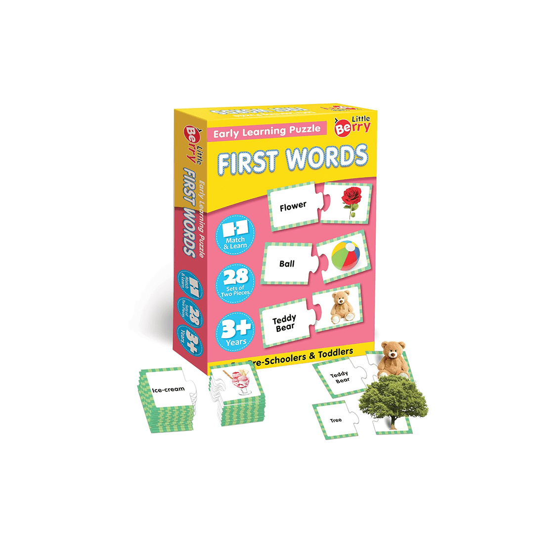 Little Berry Toys Little Berry First Words Early Learning Puzzle for Kids (3-7 Years)