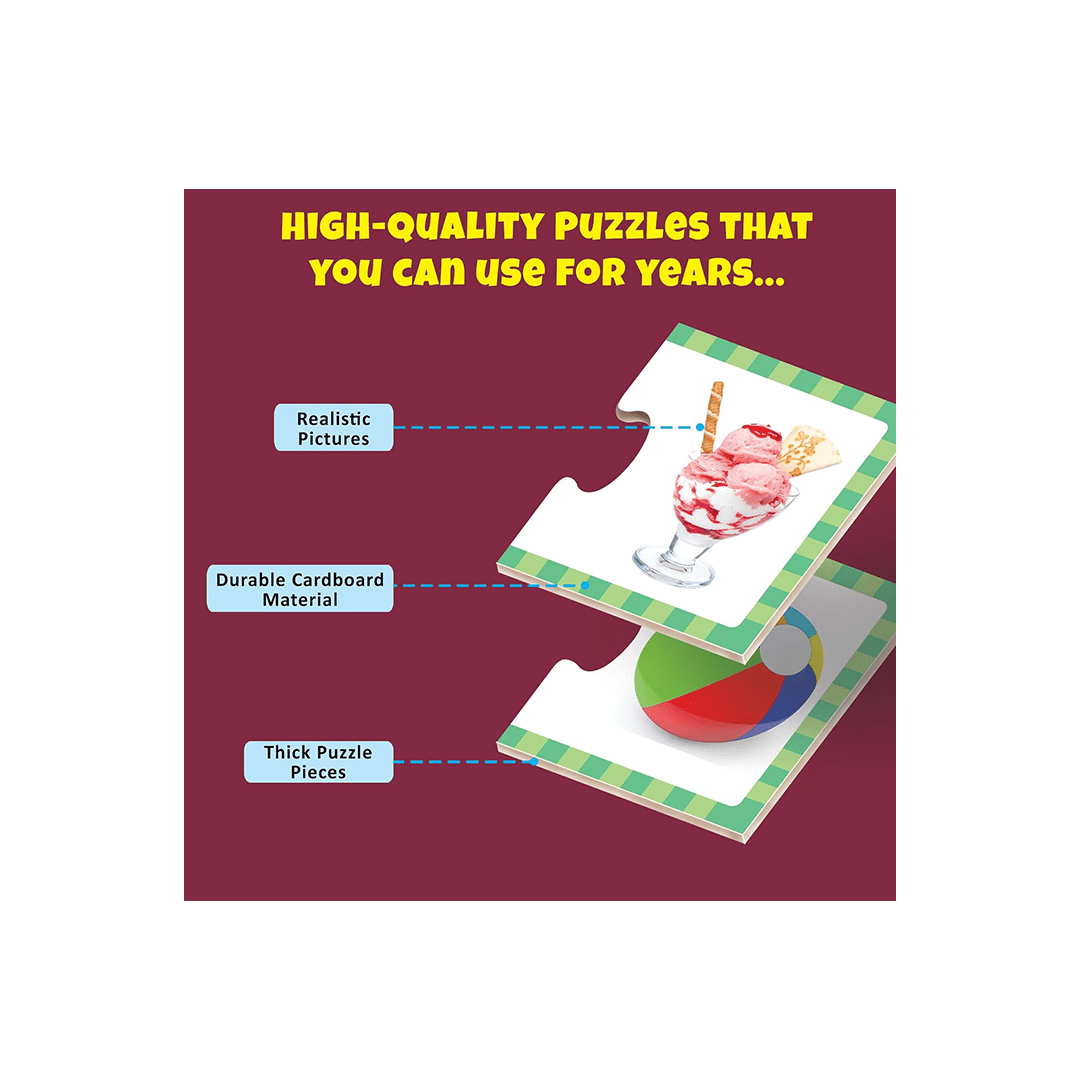 Little Berry Toys Little Berry First Words Early Learning Puzzle for Kids (3-7 Years)