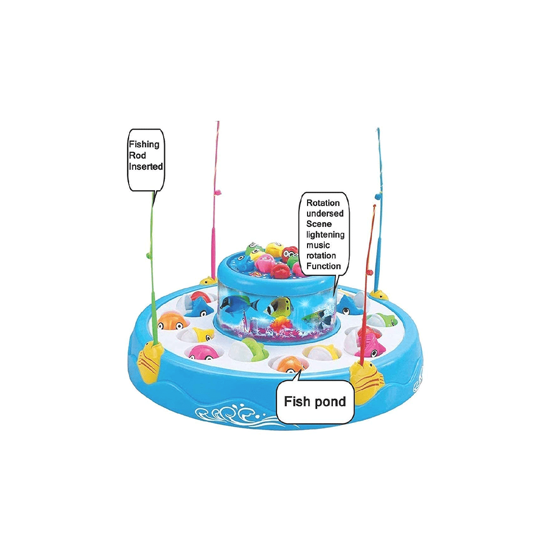 The Magic Lamps Toys The Magic Lamps Fish Catching Toy Interactive Fishing Game with Lights & Music (3+)