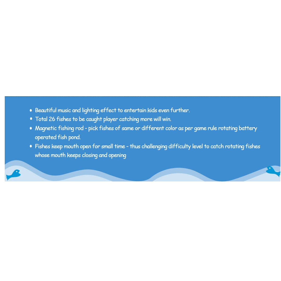 The Magic Lamps Toys The Magic Lamps Fish Catching Toy Interactive Fishing Game with Lights & Music (3+)