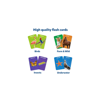 Skillmatics Toys Skillmatics Flash Cards for toddlers: First 100 Animals (ages 1-4)