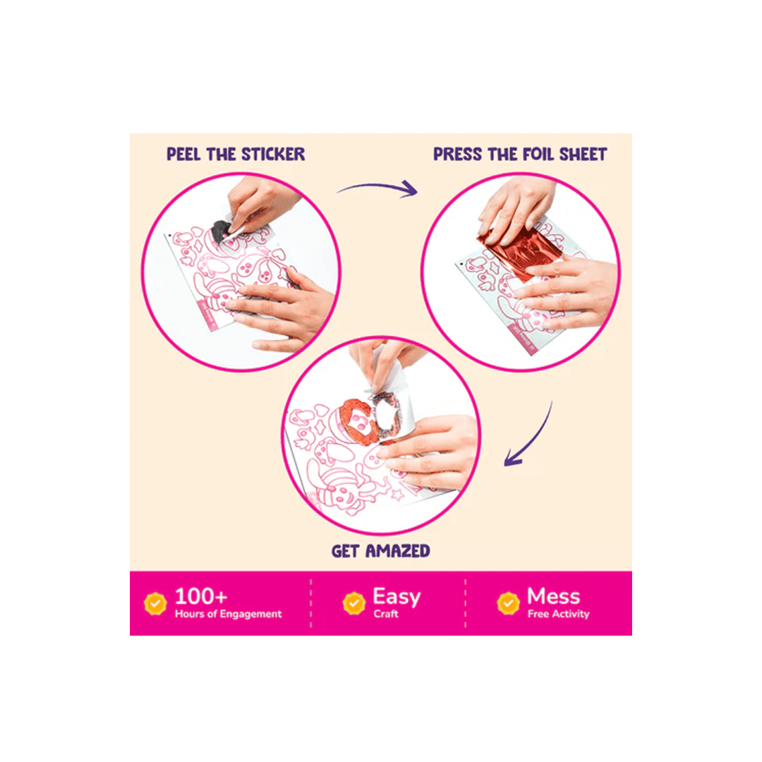 Smartivity Toys Smartivity Foil Magic - Princess Fairy Tales | DIY Activity Kit (4 Years+)