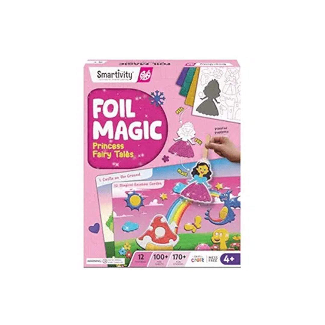 Smartivity Toys Smartivity Foil Magic - Princess Fairy Tales | DIY Activity Kit (4 Years+)