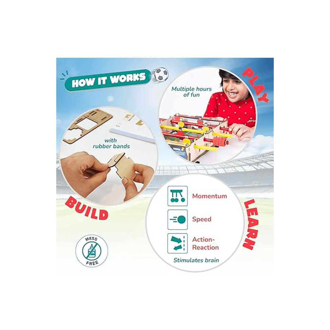 Smartivity Toys Smartivity Foosball | DIY STEM Construction Toy (6 Year+)