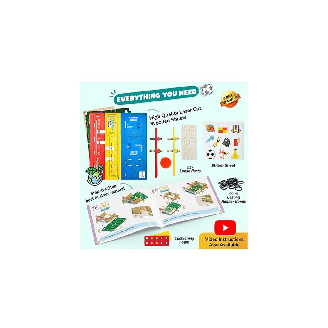 Smartivity Toys Smartivity Foosball | DIY STEM Construction Toy (6 Year+)