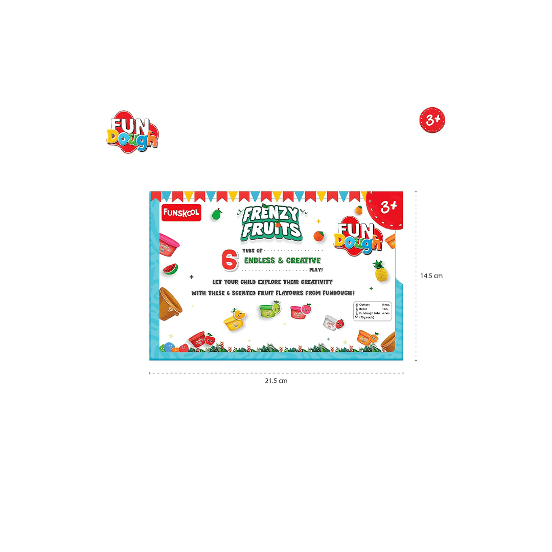 Funskool Craft Kit Funskool Fundough Frenzy fruits (3 Years+)