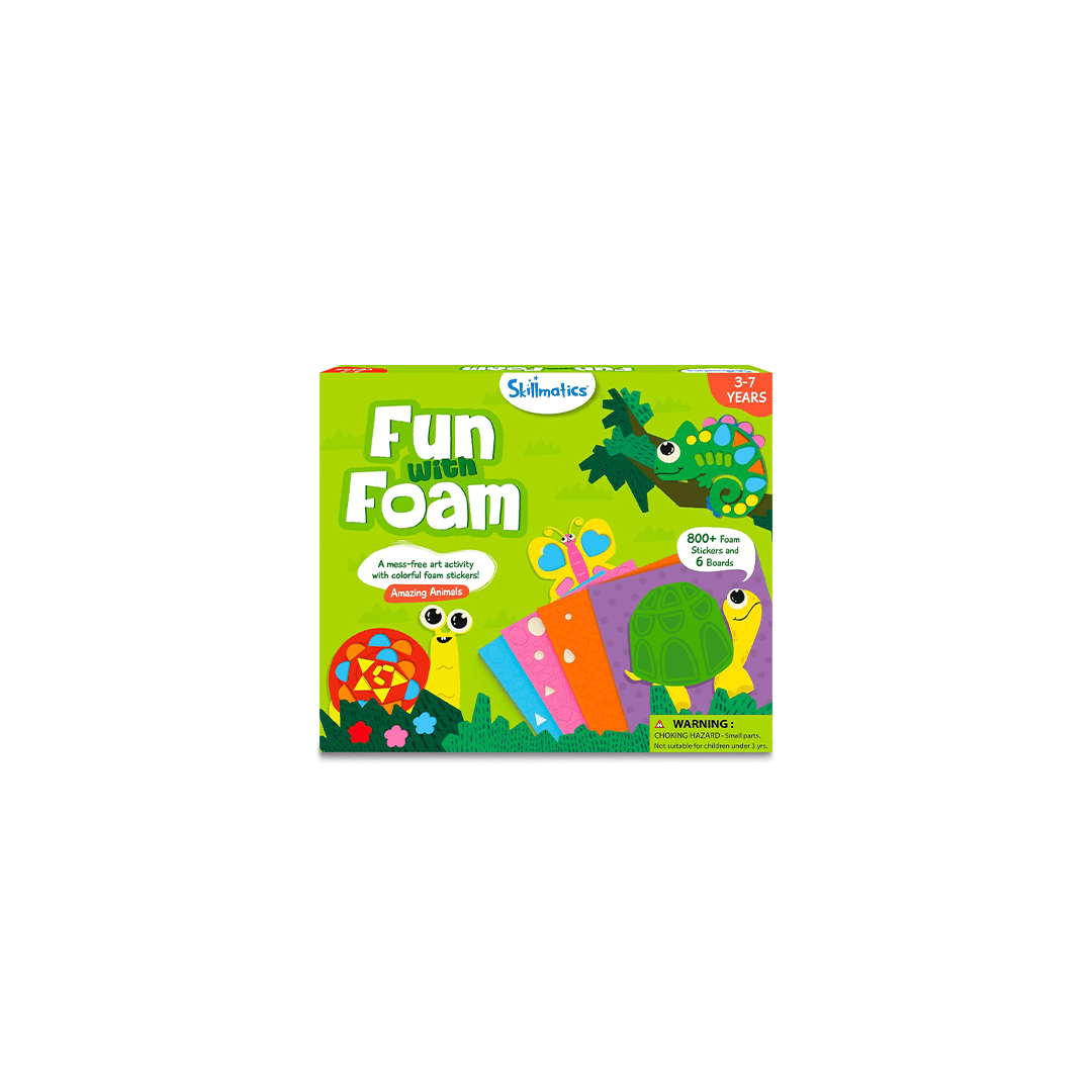 Skillmatics Toys Skillmatics Fun with Foam: Amazing Animals | No Mess Sticker Art (ages 3-7)