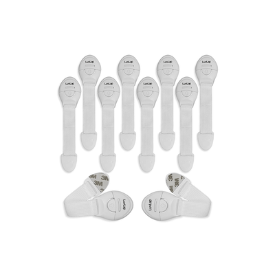 LuvLap Other Gears LuvLap Baby Safety Furniture Locks, Pack of 20, Adjustable and Flexible with 3M Adhesive