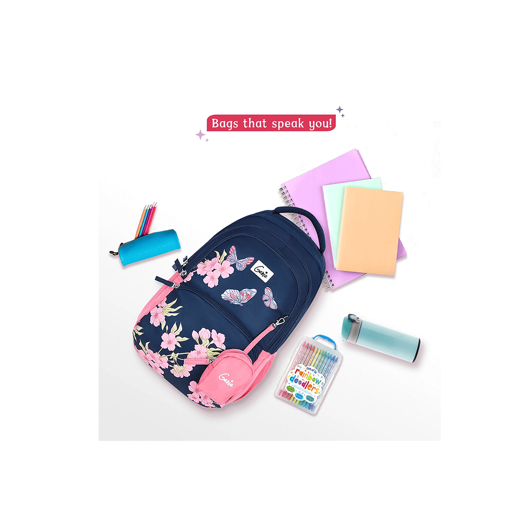 Genie Toys Genie Lilac 27L School Backpack For Kids