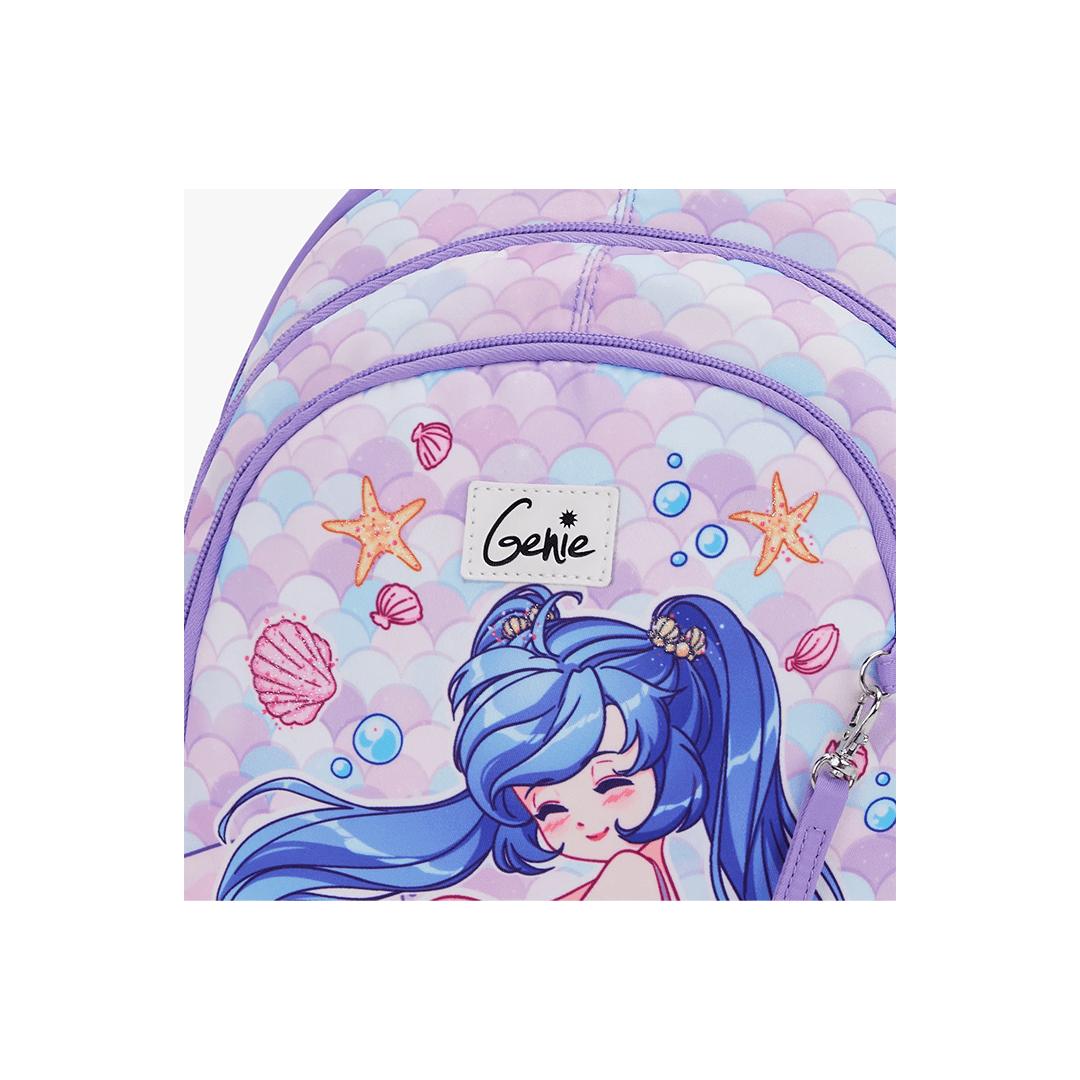 Genie Toys Genie Mermaid Small Backpack for Kids (4-7 Years)