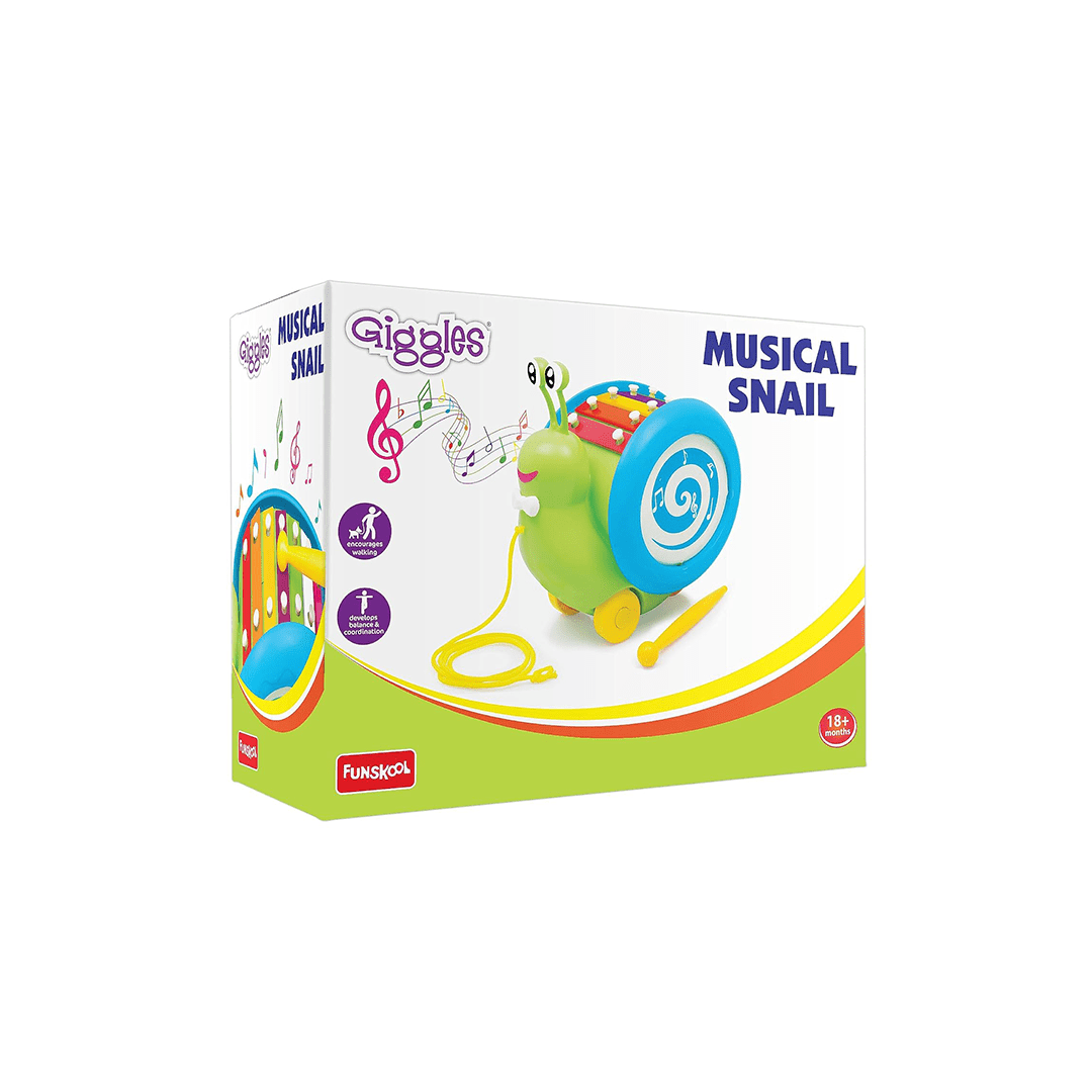 Funskool Toys Funskool Giggles Musical Snail (18 Months+)