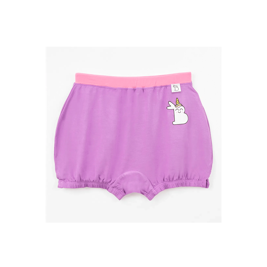 SuperBottoms Clothing SuperBottom Girl Bloomer Underwear Unicorn, 3 Set (4-8 years)
