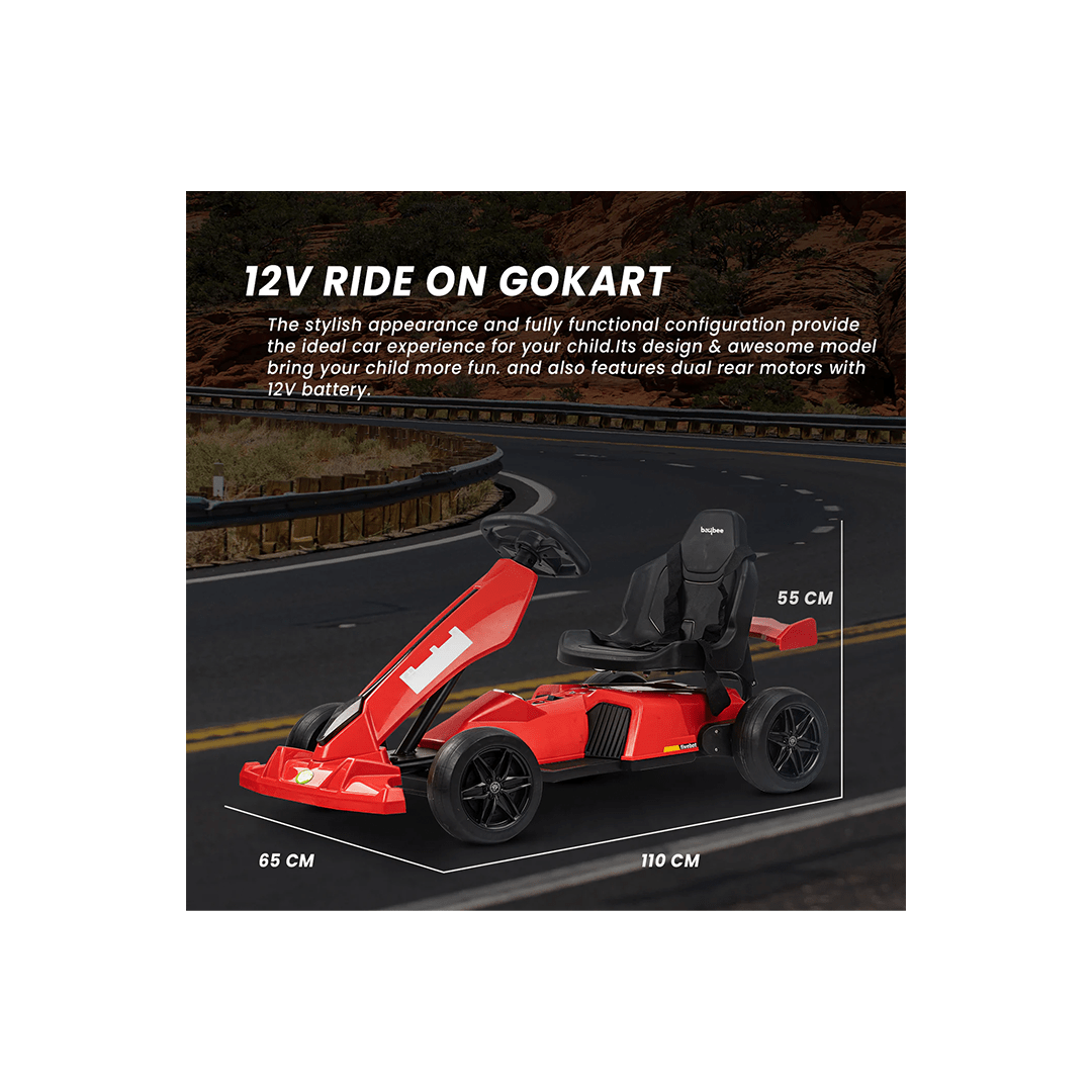 Baybee Ride-ons Baybee Mordor Electric Go Kart Battery Operated Car for kids to Drive For Kids (3- 8 Years)