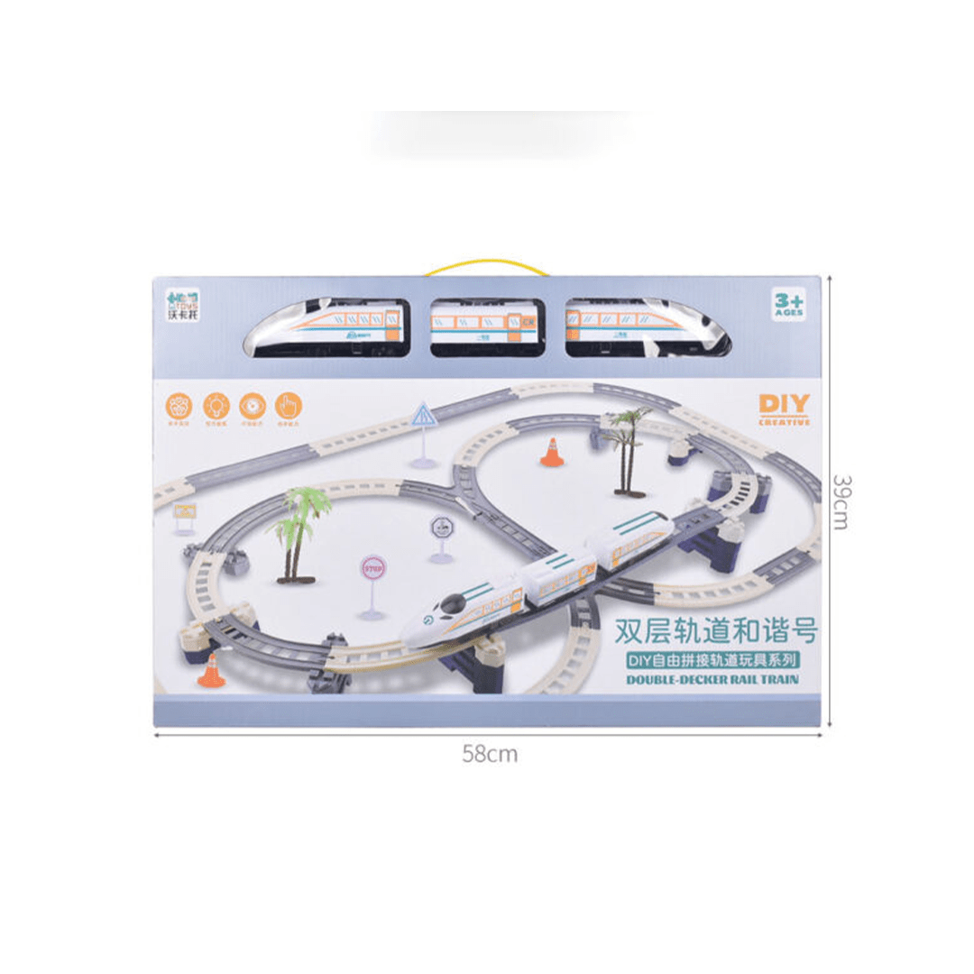 Baan Toys Toys Baan Toys Harmony Express Double Decker Rail Train For Kids (3 Years+)