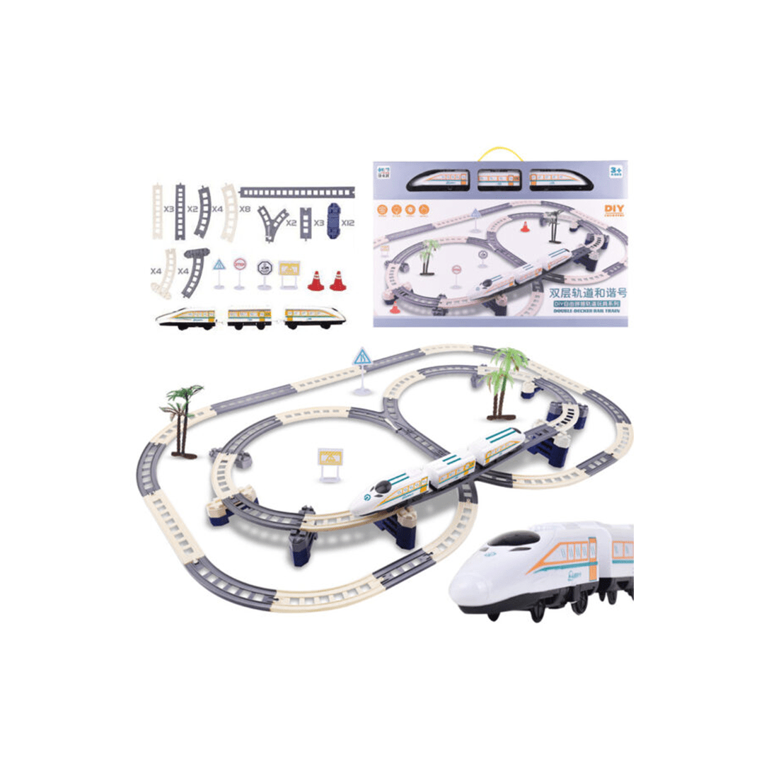 Baan Toys Toys Baan Toys Harmony Express Double Decker Rail Train For Kids (3 Years+)