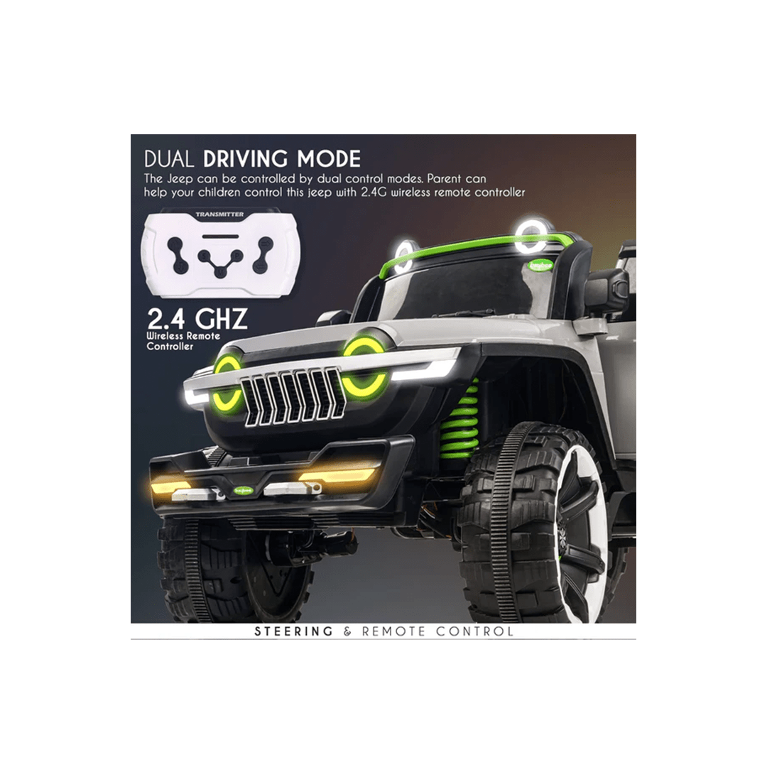 Baan Toys Ride-ons Baan Toys Hulk 4X4 Monster Rechargeable Jeep (2 Years+)
