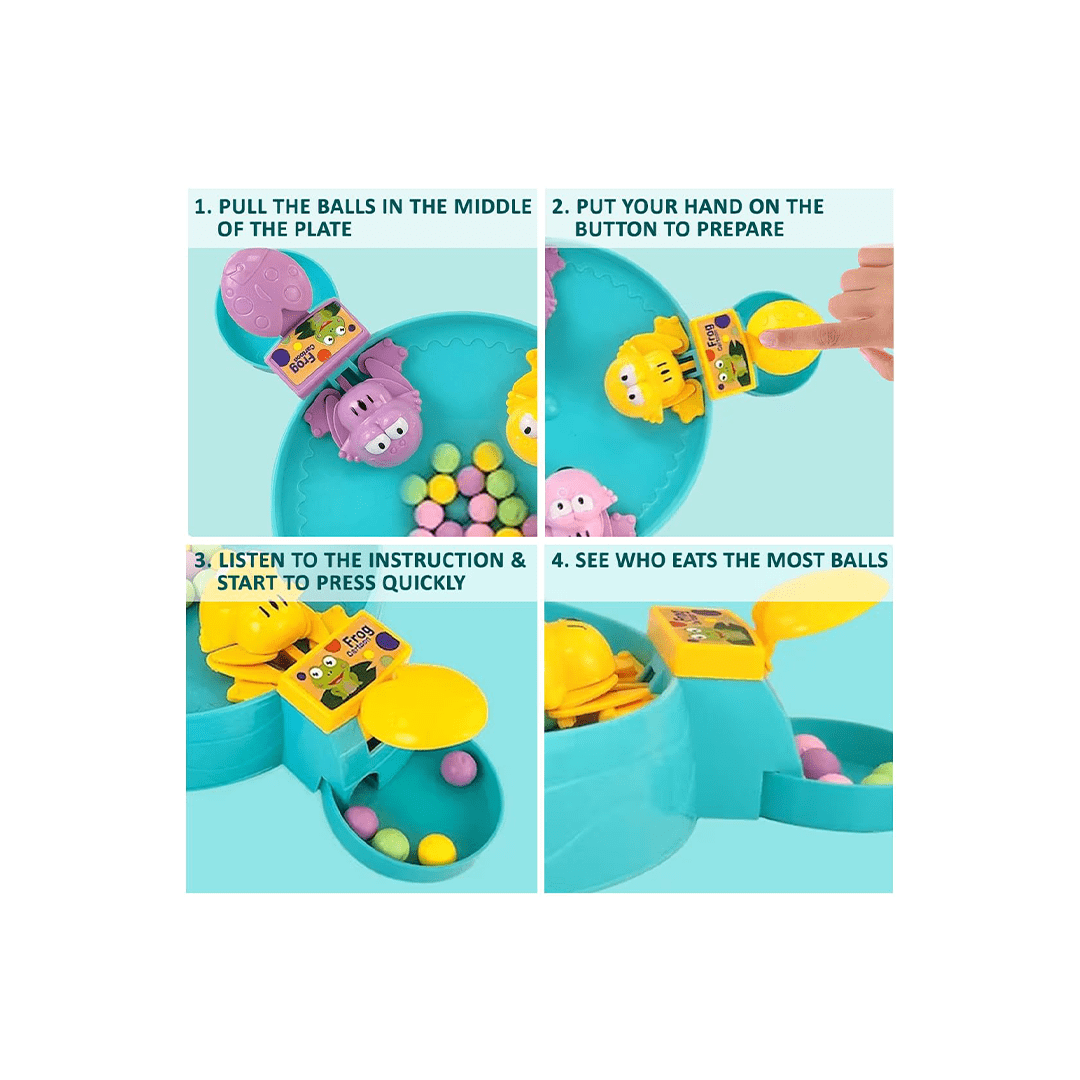 Baan Toys Toys Baan Toys Hungry Frog - Fun Frog Eating Beans Games Toys for Kids (4 Years+)