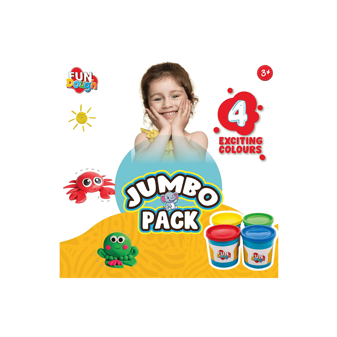 Funskool Craft Kit Funskool Fun Dough Jumbo Pack (3 Years+)
