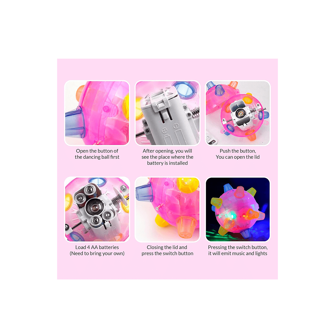 Baan Toys Toys Baan Toys Musical Dancing Jumping Ball, Sensory Toy For Kids (3 Years+)