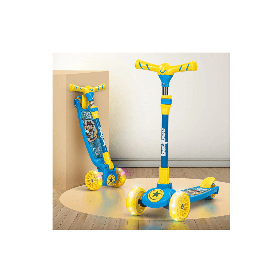 Baybee Toys Baybee Kitty Kick Scooter for Kids, Foldable Kids Scooter