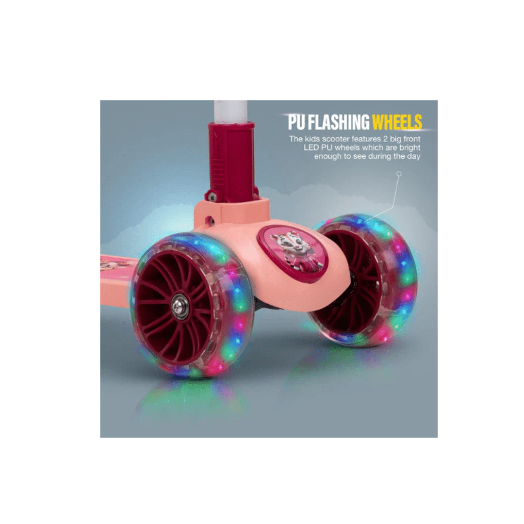 Baybee Toys Baybee Kitty Kick Scooter for Kids, Foldable Kids Scooter