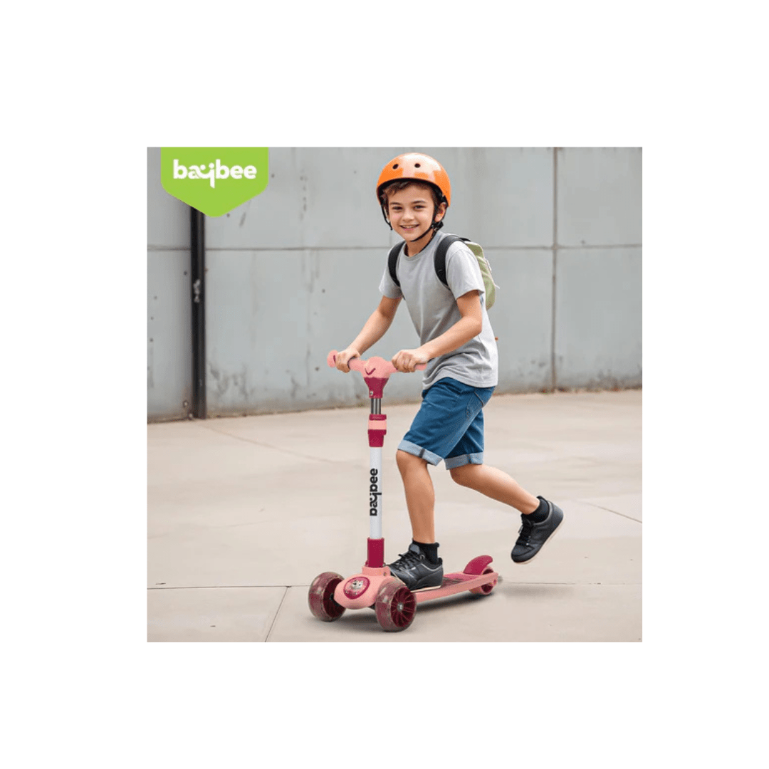 Baybee Toys Baybee Kitty Kick Scooter for Kids, Foldable Kids Scooter