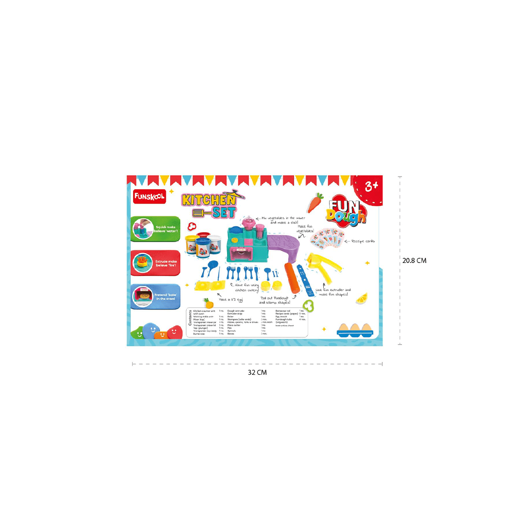 Funskool Craft Kit Funskool Fun Dough Kitchen Set (3 Years+)