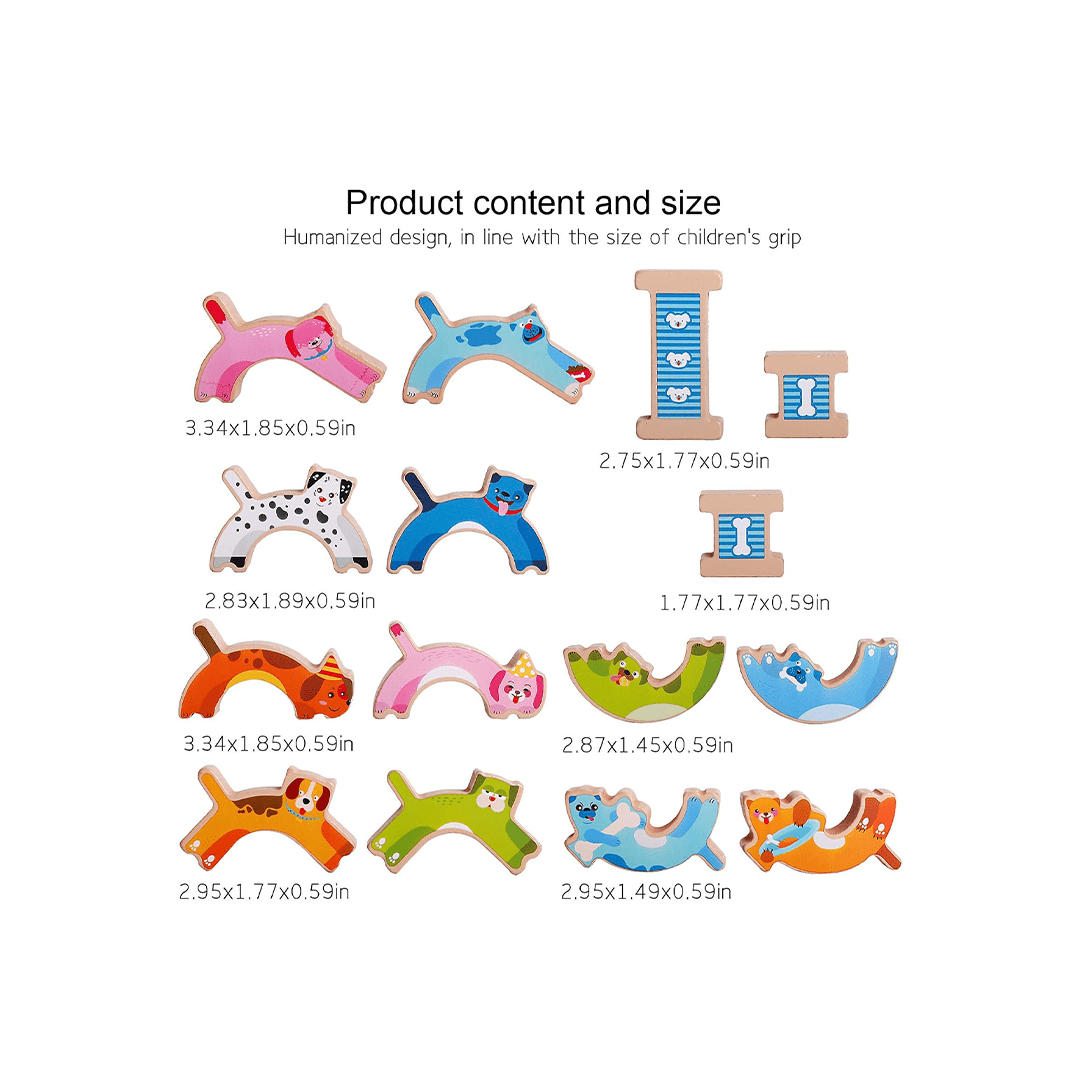 The Clever Clogs Toys The Clever Clogs Kitten Balancing Game (3 Years+)