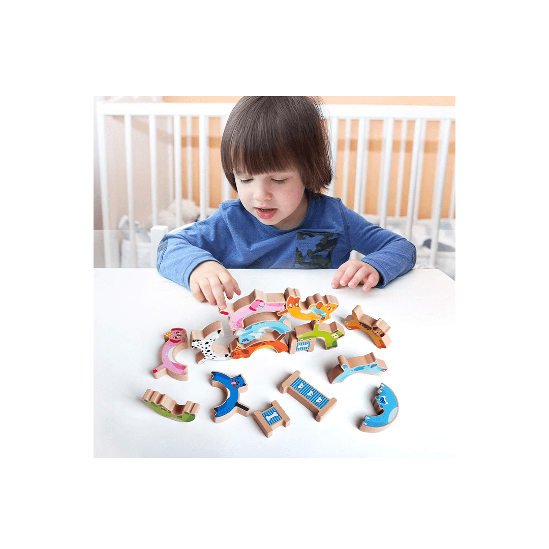 The Clever Clogs Toys The Clever Clogs Kitten Balancing Game (3 Years+)