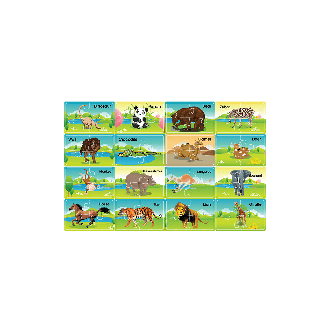Funskool Toys Funskool Let's Learn Animals Puzzle (3 Years+)