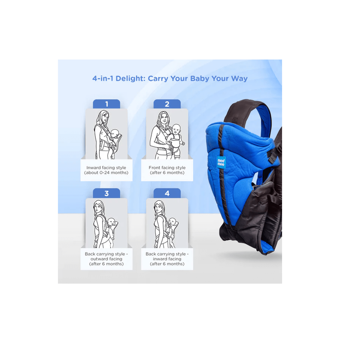 Mee Mee Other Gears Mee Mee Lightweight & Adjustable Baby Sling Carrier | 4 Carry Position Baby Carrier with Padded Support