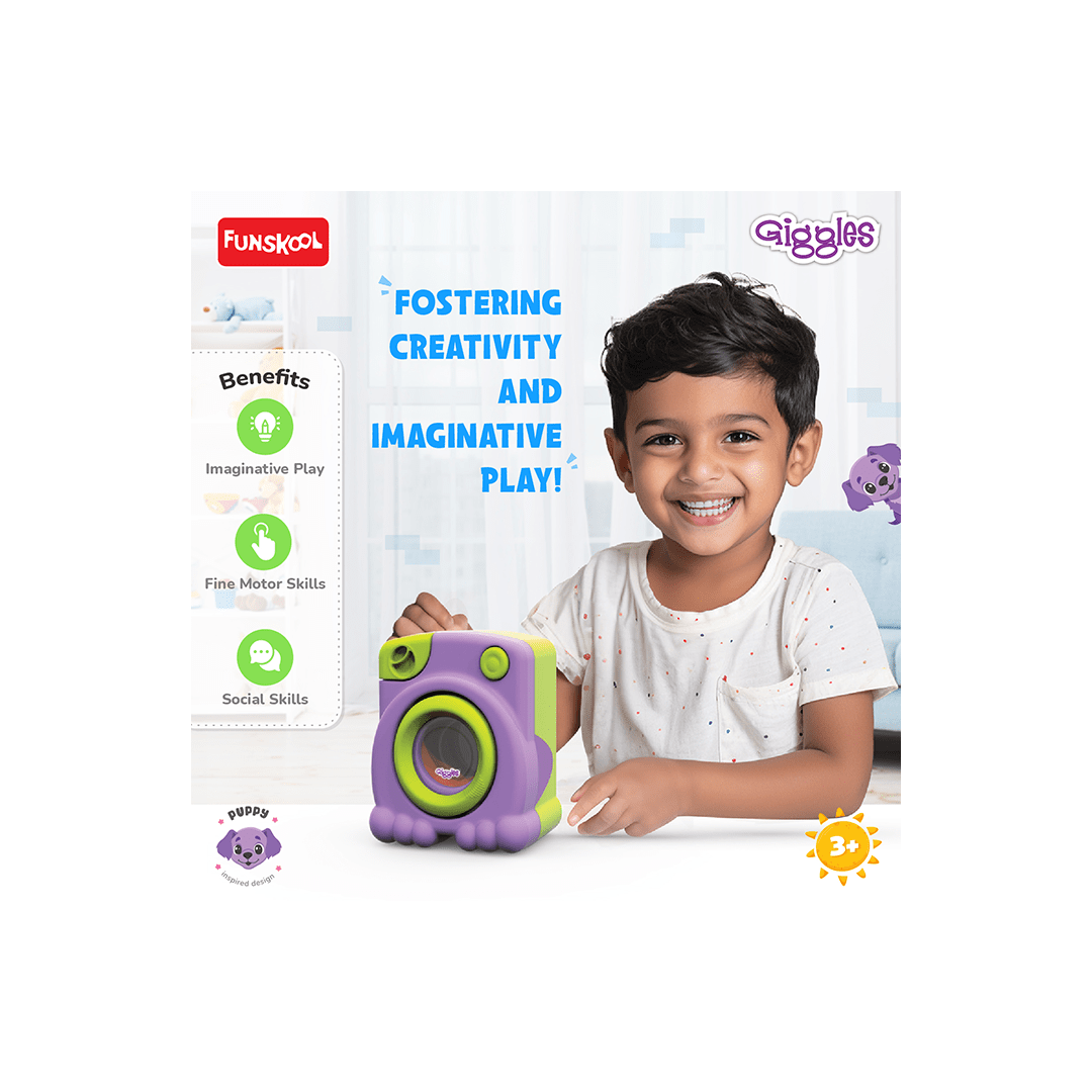Funskool Toys Funskool Giggles Playset Happy Lil Home-Washing Machine (3 Years+)