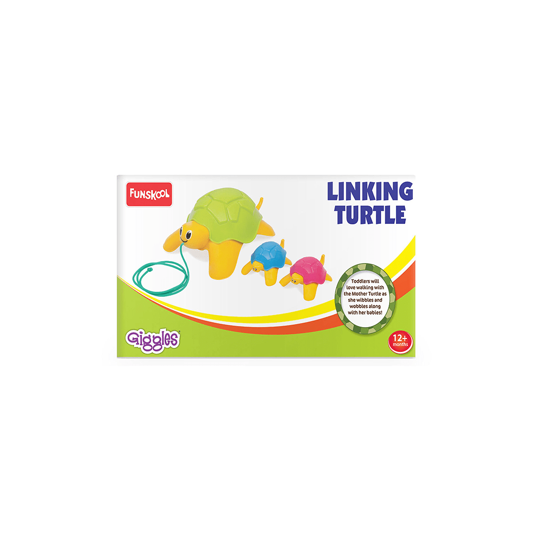 Funskool Toys Funskool Giggles Linking Turtle (12 Months+)