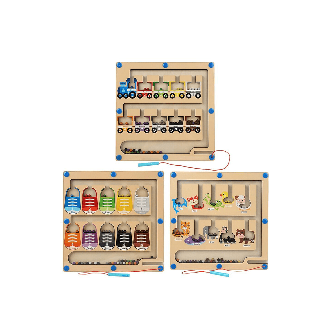 Baan Toys Toys Baan Toys Location Maze Fun and Engaging + Pull Along Musical Car (Free)